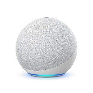 Echo 4th Gen Smart Speaker with Alexa - Glacier White