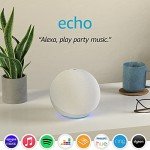Echo 4th Gen Smart Speaker with Alexa - Glacier White