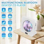 Gueray Bluetooth CD Player with Speakers and Remote
