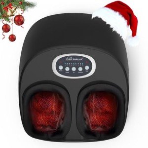 Snailax Heated Shiatsu Foot Massager with Vibration