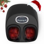 Snailax Heated Shiatsu Foot Massager with Vibration