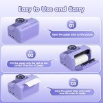 Kids Instant Print Selfie Camera - Purple