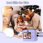 Kids Instant Print Selfie Camera - Purple
