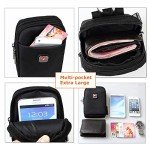 VIIGER Nylon Dual Mobile Phone Holster Pouch