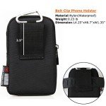 VIIGER Nylon Dual Mobile Phone Holster Pouch