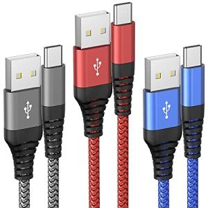 3-Pack 6FT Fast USB C Charging Cables