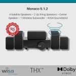 Platin Monaco 5.1.2 Wireless Home Theater System