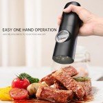 USB Rechargeable Electric Salt and Pepper Grinder Set