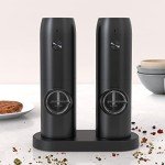 USB Rechargeable Electric Salt and Pepper Grinder Set