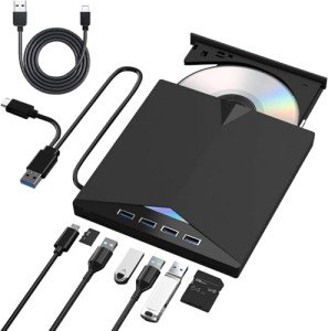 7-in-1 USB Type-C Blu-ray/DVD Drive