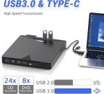 7-in-1 USB Type-C Blu-ray/DVD Drive