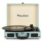 Audizio RP114BL Retro Portable Vinyl Record Player