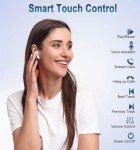 SAMSHOP Wireless Bluetooth 5.3 Earbuds with Deep Bass
