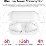 SAMSHOP Wireless Bluetooth 5.3 Earbuds with Deep Bass