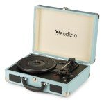 Audizio RP114BL Retro Portable Vinyl Record Player