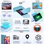 10-Inch Android Tablet with 5G WiFi & Keyboard