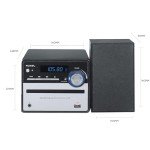 Roxel Micro All-in-One CD Player with Bluetooth