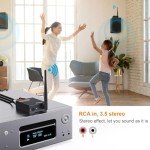 YMOO Wireless Audio Transmitter & Receiver Adapter