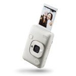 INSTAX Mini LiPlay Hybrid Instant Camera - Misty White