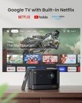 4K Portable Projector with Bluetooth and WiFi