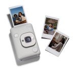 INSTAX Mini LiPlay Hybrid Instant Camera - Misty White