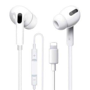 Wired Noise-Isolating Earbuds with Mic for iPhone