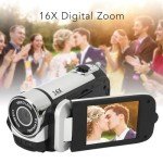 1080P 16MP Camcorder with 2.4" Rotatable Screen
