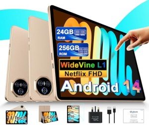 11-Inch Android Tablet with 24GB RAM and 256GB Storage