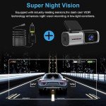 2K WiFi Dash Cam with Night Vision & 32G Card