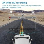 2K WiFi Dash Cam with Night Vision & 32G Card