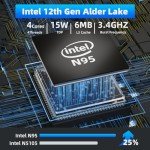 DreamQuest Mini PC with Intel N95, 16GB RAM