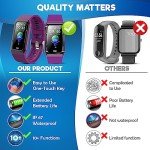 Inspiratek Waterproof Fitness Tracker for Kids (Purple)