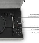 Crosley Voyager Bluetooth Portable Turntable – Grey