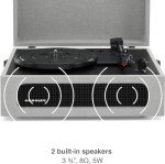 Crosley Voyager Bluetooth Portable Turntable – Grey
