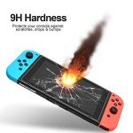 3-Pack Tempered Glass Screen Protectors for Nintendo Switch