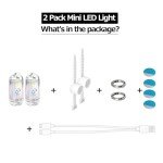 Mini LED Lantern Torch - Rechargeable & Waterproof