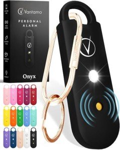 Vantamo Rechargeable Personal Alarm with Strobe Light