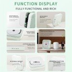 Bluetooth CD Player with Transparent Cover & Dual Speakers