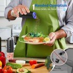 Gravity Electric Salt and Pepper Grinder Set - 2 Pcs