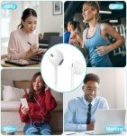 HiFi In-Ear Headphones with Volume Control for iPhone