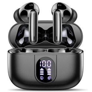 Bluetooth 5.3 Wireless Earbuds with Noise Cancellation