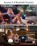 VOKSUN Bluetooth Vinyl Turntable with Built-in Speakers
