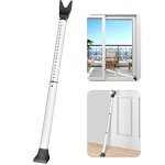 Adjustable Heavy-Duty Door Security Bar & Stopper