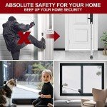 Adjustable Heavy-Duty Door Security Bar & Stopper