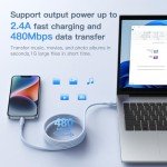 Nebite 3-Pack 6FT MFi Certified iPhone Charger