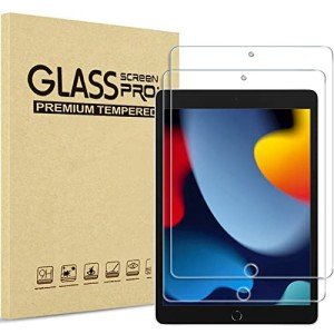 2 Pack Tempered Glass Screen Protector for iPad