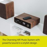 Classic HiFi Stereo Music System with Bluetooth & More