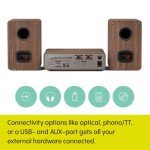 Classic HiFi Stereo Music System with Bluetooth & More