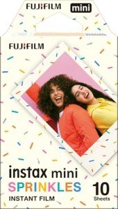 Instax Mini Film with Sprinkles Border - 10 Shots