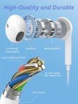 2-Pack Lightning Earbuds with Mic and Volume Control
